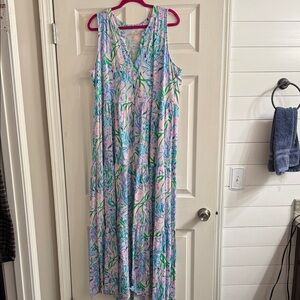Lilly Pulitzer Maxi Dress in Seacret Escape